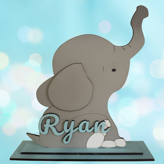 Personalized DIY Elephant For Baby Boy