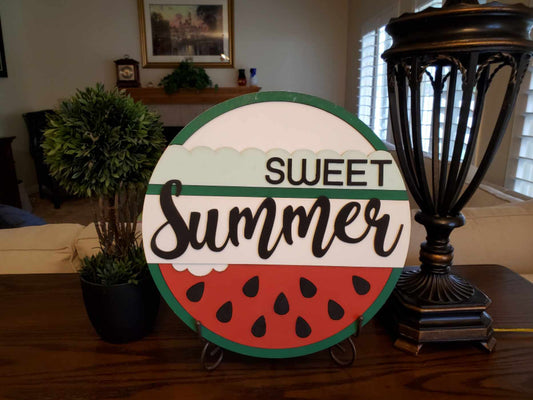DIY 14" Sweet Summer Sign