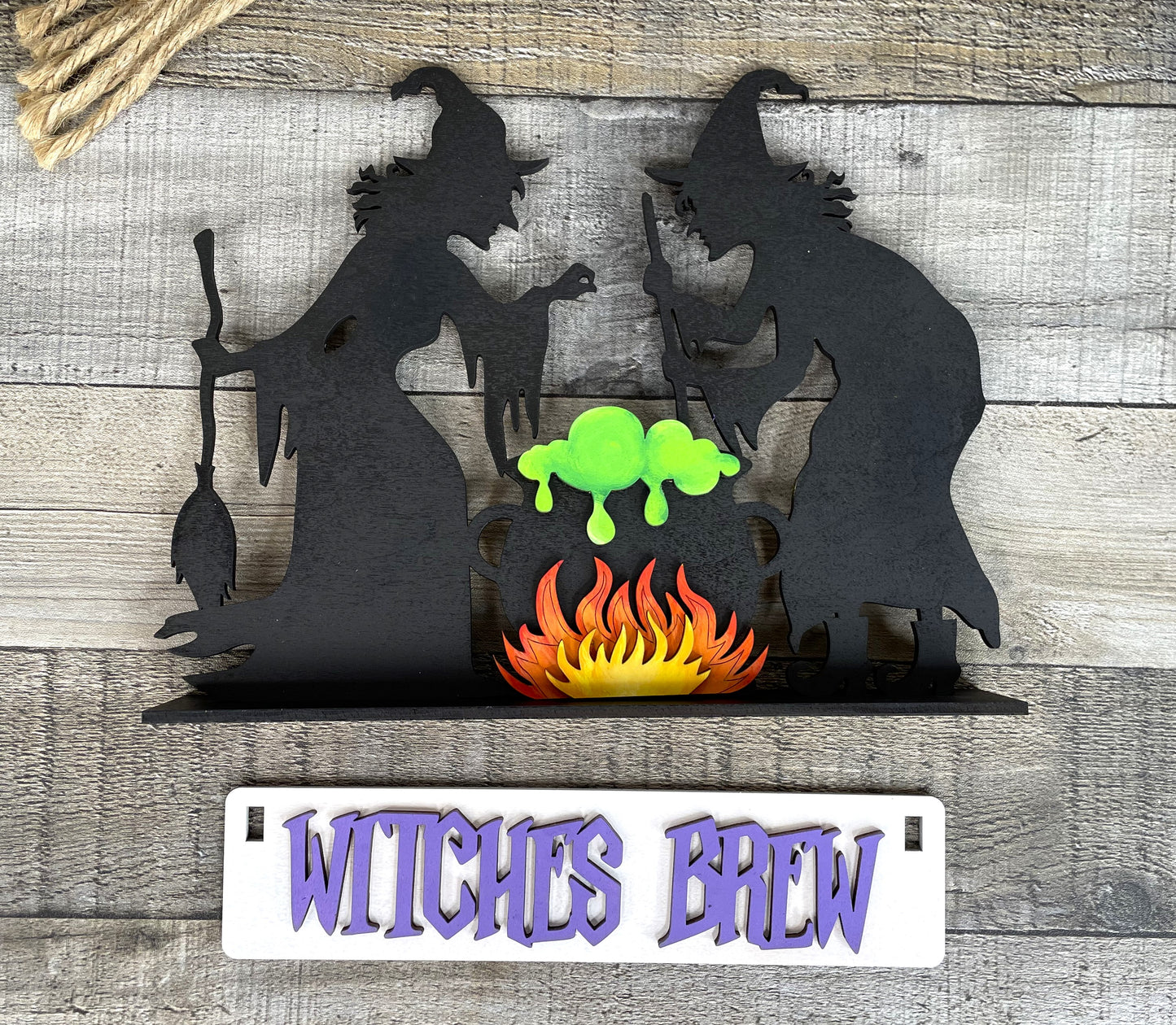 Witches Brew Interchangeable Signs For Wagon/Shelf Sitter