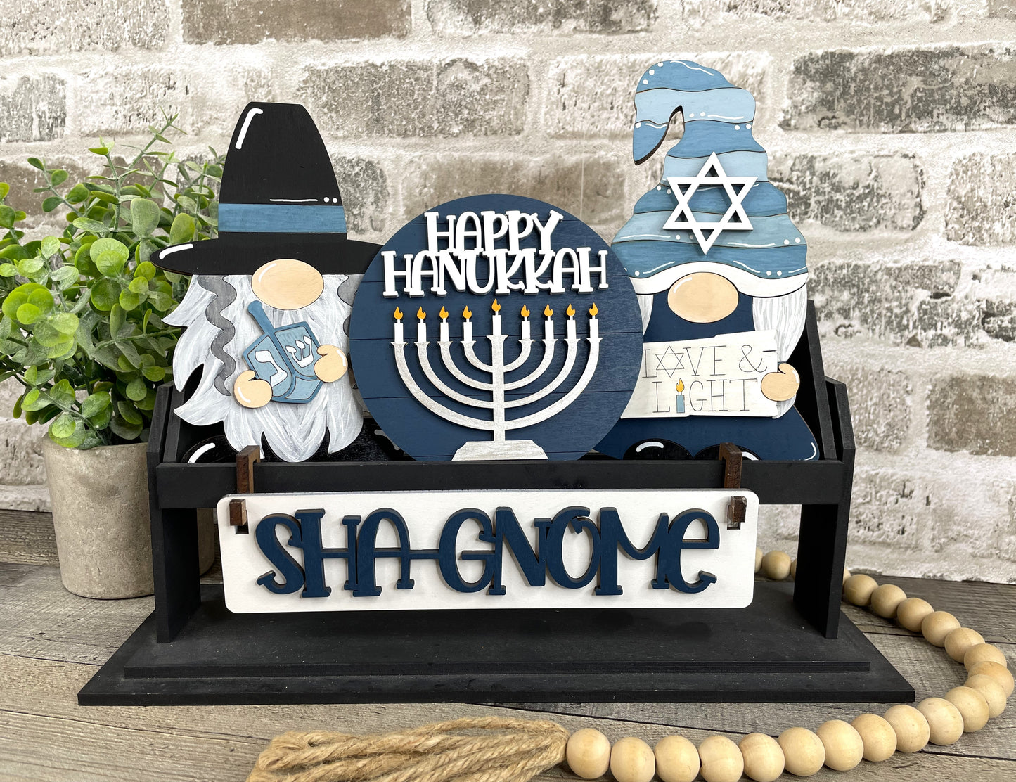 Happy Hanukkah Interchangeable Signs For Wagon/Shelf Sitter