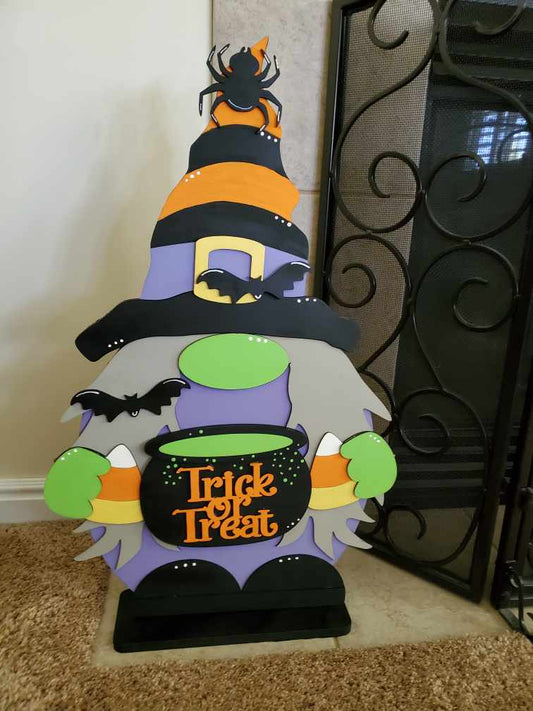 27" DIY Trick Or Treat Witch Stand