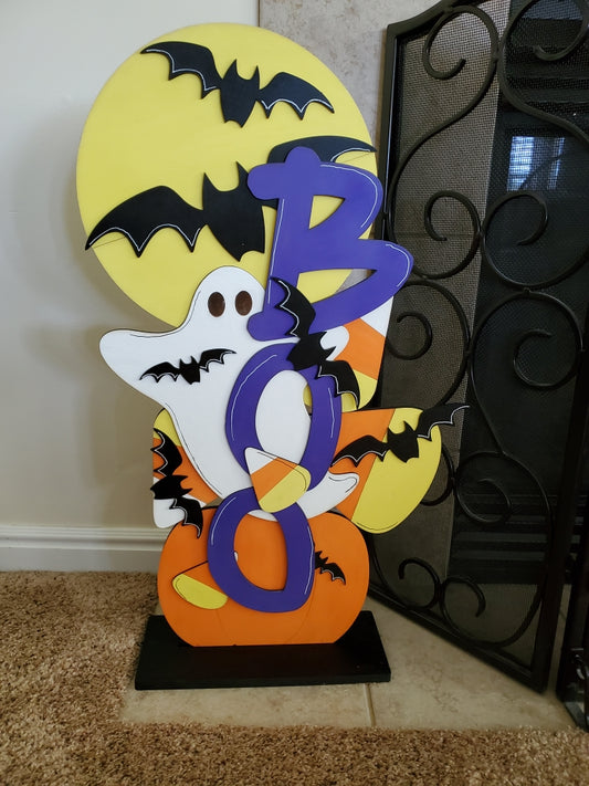 31" DIY Halloween Boo Stand