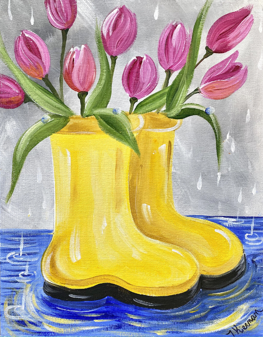 Spring Boots Step By Step Painting Tutorial