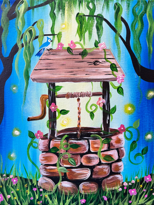 The Wishing Well Step By Step Painting Tutorial