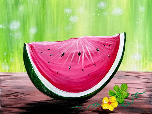 Watermelon Step By Step Painting Tutorial