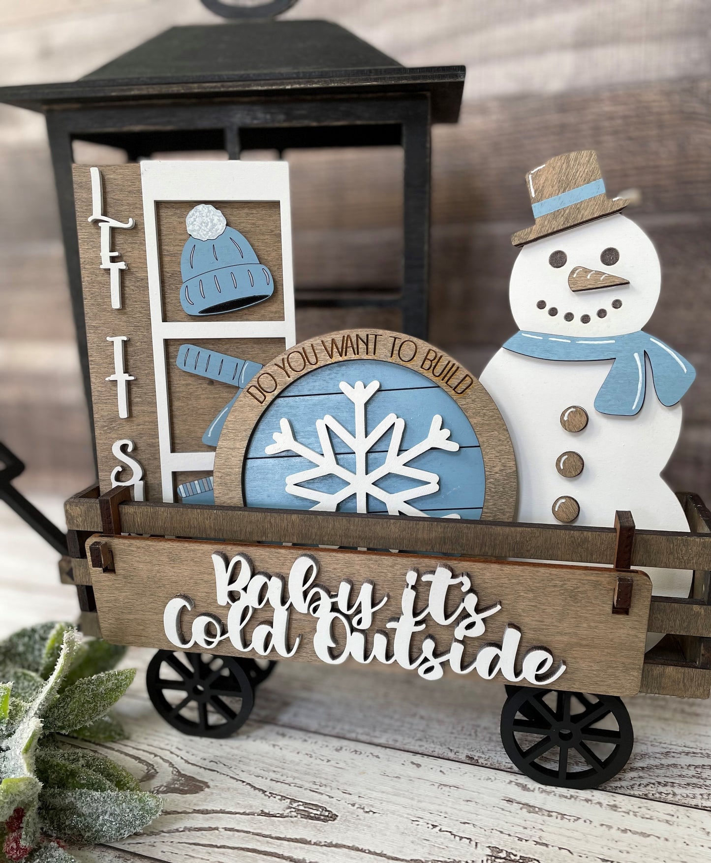 Baby It's Cold Outside Interchangeable Signs For Wagon/Shelf Sitter