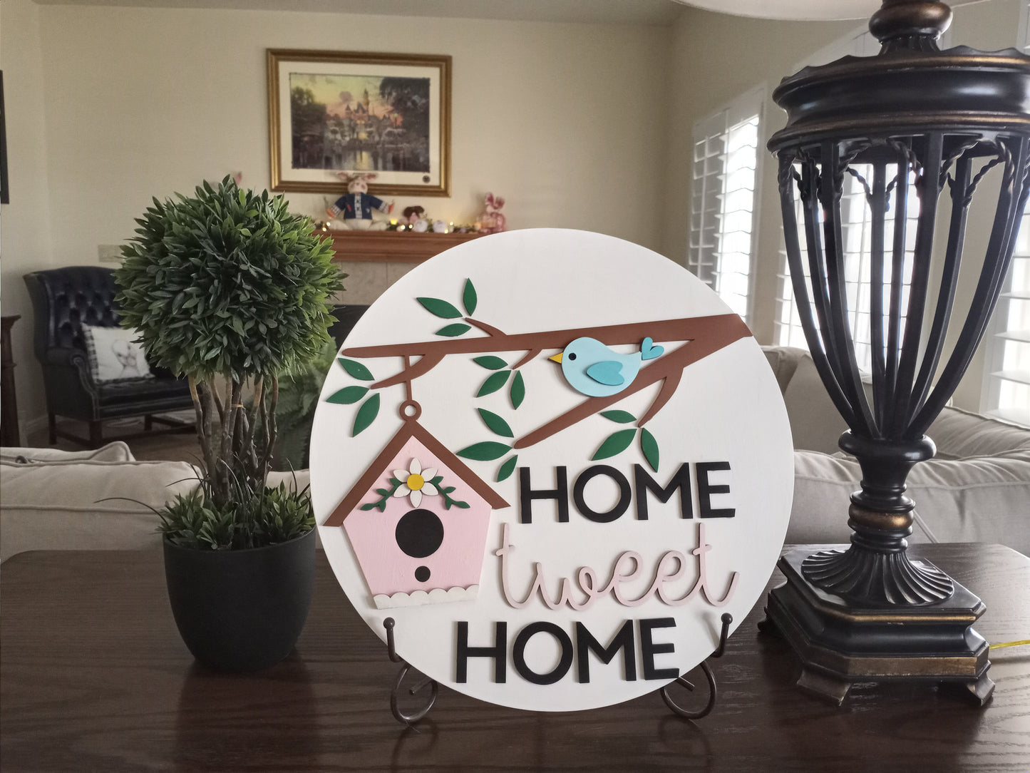 DIY 14" Home Tweet Home Sign