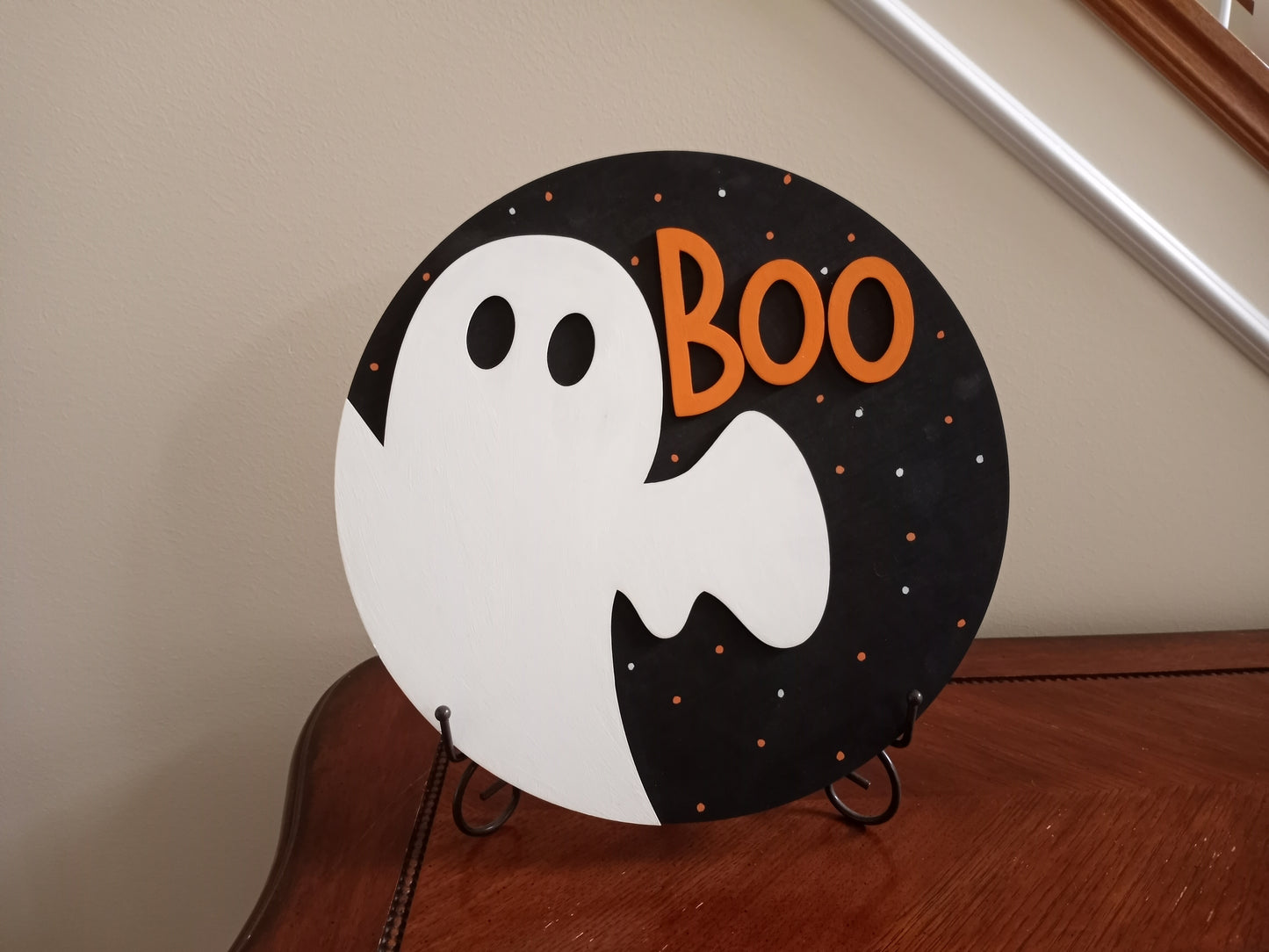 DIY 14" Boo Sign