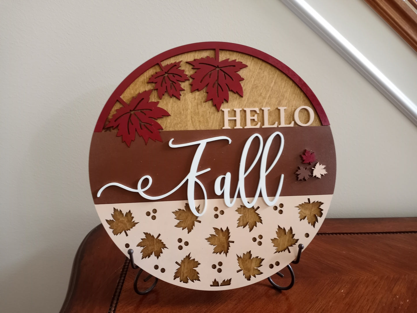 DIY 14" Hello Fall Sign