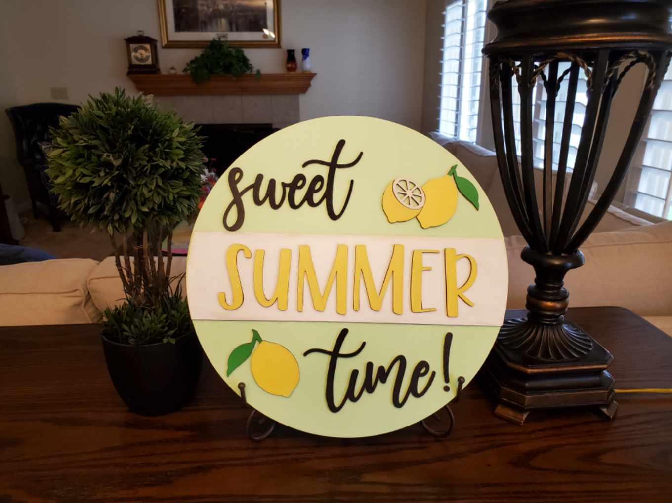 DIY 14" Summer Time Sign
