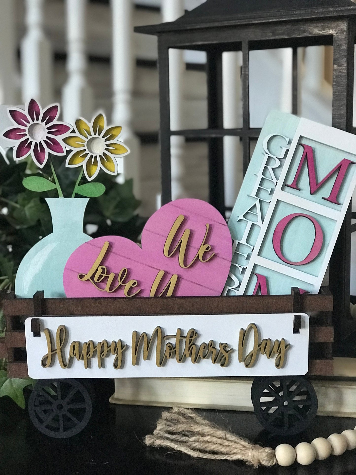 Mothers Day Interchangeable Signs For Wagon/Shelf Sitter
