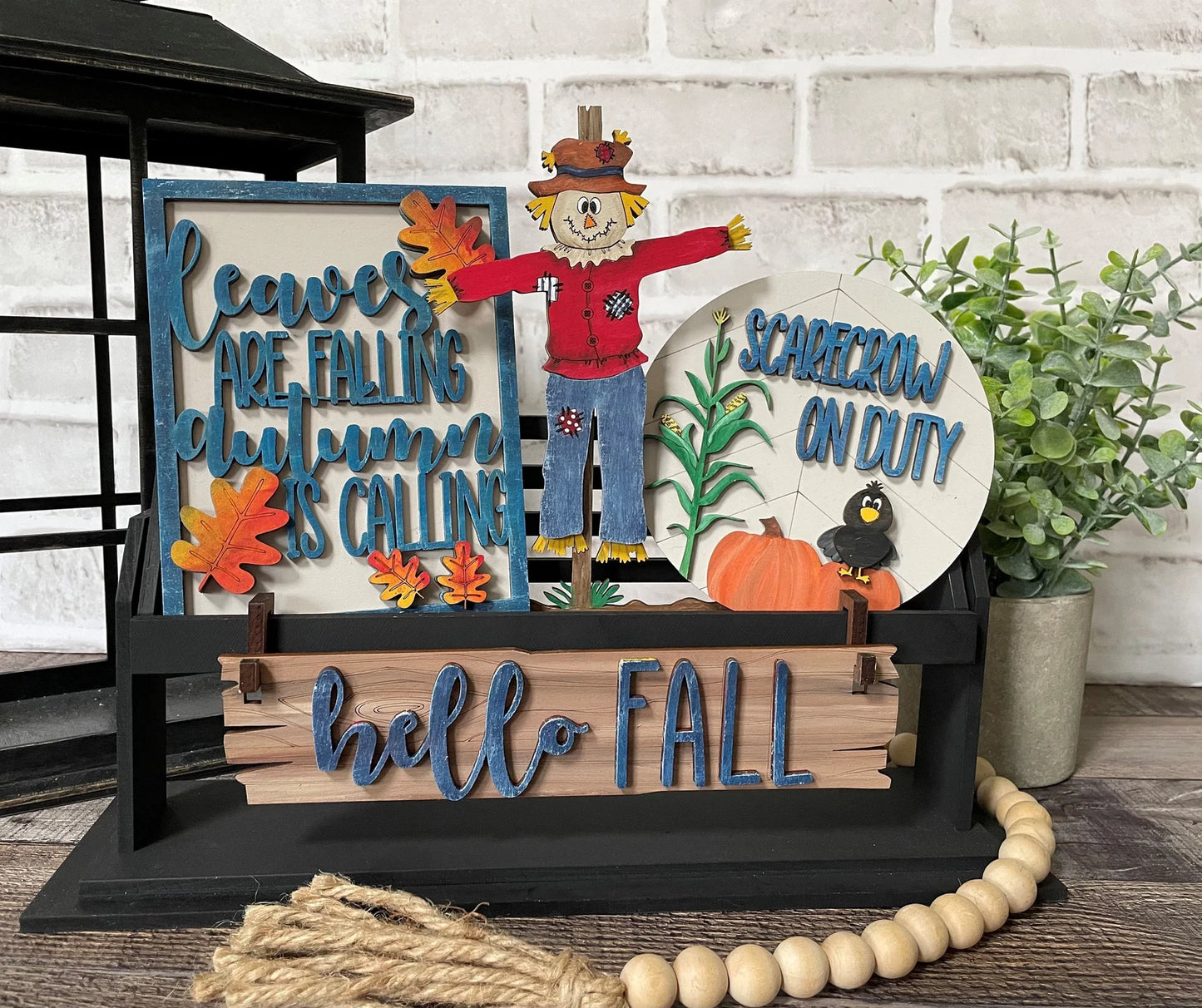 Fall Interchangeable Signs For Wagon/Shelf Sitter